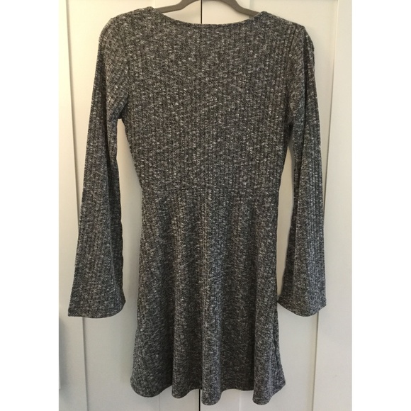 NEW Mossimo Bell Sleeve Wrap Knit Dress - Picture 4 of 4
